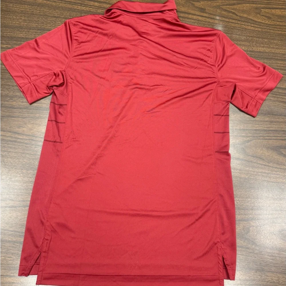 Nike Men's Crimson Dri-FIT Polo Shirt size Small